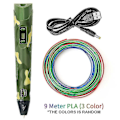 Miniatyrbillede 1 af 5: 3D-printerpen Digital Intelligent Fremstilling med PLA Farver Filament Refill Camouflage PLA 9m