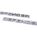 Pikkukuva 4 / 5: 3D Abs Defender -tunnus kirjaimet auton etukannen takaluukun merkkitarra Land Rover L663 Trx4 Trx 4 110 2020 2021 -lisävarusteille Front Matt Silver 2020-2023