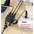 Miniatyrbild 4 av 5: RJ45 Ethernet Splitter Adapter, Aoaizue 1 till 3 portar [3 enheter samtidigt nätverk] RJ45 Nätverksförlängning 100Mbps Internethastighet 8P8C