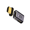 Miniatyrbillede 1 af 5: 8K Magnetisk Adapter Nem Plug & Play Magnetisk Adapter Understøtter UHD2.1 8K60Hz Bend right