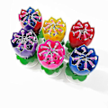 Miniatyrbilde 1 av 4: Roterende Musikk Lotus Kake Lys Bursdagsfest Magisk Blomsterblomst Lys rask multicolour