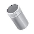Shaker i rustfritt stål, shakers i rustfritt stål, melisdrysser, kakaodispenser, sikt