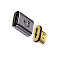 Miniatyrbillede 1 af 5: 8K Magnetisk Adapter Nem Plug & Play Magnetisk Adapter Understøtter UHD2.1 8K60Hz Straight head