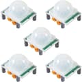 5 st HC-SR501 PIR Infraröd Sensor IR Människokroppsrörelsemodul för Arduino för Raspberry Pi (Grön)