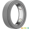 Hudvenlig silikone ringbeskytter til Oura Ring 5 Smart Ring Gray M code (10-13)