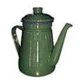 Miniatyrbild 1 av 4: Emaljerad Kaffekanna 1.1L Vattenkokare Tålig Tjock Vatten Mjölkvärmare Spishäll Tekanna Vattenkokare för Hem Utomhus Te Kaffe Green