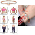 Miniatyrbillede 5 af 5: Titaniumion Osimium Armring, Lymfedrænage Armbånd, Magnetisk Terapi Armbånd Til Mænd & Kvinder dPG Gold 3pcs