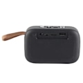 Miniatyrbillede 2 af 4: Mini Bluetooth højttaler stereo subwoofer med hukommelseskort, bærbar trådløs højttaler med håndrem, sort