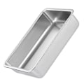 Miniatyrbild 1 av 5: Serveringsbrickor Non-stick Multifunktionell Rektangulär Metallbricka i Rostfritt Stål för Kök Silver 1