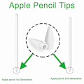 Miniatyrbillede 5 af 5: 5 stk. Ekstra Nib Spids til Apple Pencil 1. 2. til iPad Pro Stylus Tryk Skærm Pen