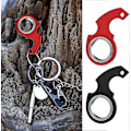 Miniatyrbild 1 av 5: Nyckelring Spinner Fidget Ring Leksak, Metall Nyckel Spinner, fidget Nyckelring Sensoriska Leksaker För Män Kvinnor Och Barn Black x Red