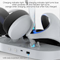 Miniatyrbillede 4 af 5: Ladestation til PS VR2, opladningsdock til Psvr2, dobbelt hurtigoplader Sense, ladestation d til PS VR2 VR et tilbehør