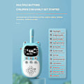 Miniatyrbillede 2 af 4: 2 stk. Walkie Talkies til børn 3 km Lang Rækkevidde Walky Talky Baby Julegave Nytårsgave Pink Pink