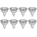 Miniatyrbild 1 av 5: 8-pack halogenlampor Gu5.3 Mr16 35w 12v Dimbar - varmvit 2800k, 400 lumen, lock Jz [DB]
