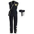 Pikkukuva 1 / 2: Cobra Kai Cosplay -asu, paita, housut, Halloween-karnevaaliasu 160