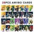 Miniatyrbillede 1 af 7: Zelda Amiibo NFC-kort, let at spille spilkort, perfekt til hengivne spillere og samlere, Breath of the Wild Universal Item-kort 28 stk. 85*55 mm 28PCS 85*55mm