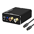 Miniatyrbild 1 av 5: Digital till Analog Ljudomvandlare, DAC Digital SPDIF Optisk till Analog L/R RCA & 3.5mm AUX Stereo Ljudadapter