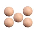 5 st 4 cm Diameter Träkulor DIY Runda Kulor Omålade Kulor Hantverksmaterial -Sy