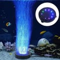 Akvarielampa med bubblor och LED-luftpump för sköldpaddsdekoration