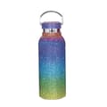 Diamant Vattenflaska Bling Rhinestone Rostfritt Stål Termosflaska, 100% Ny rainbow