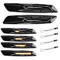 Miniatyrbild 2 av 4: 2st Blinkers LED Bil Dynamisk Sidomarkeringsblinkers Signallampa för- E60 E61 E81 E82 E