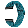 Pikkukuva 1 / 3: Joustava kellon ranneke Fitbit Charge 3/3 SE/4 -kelloon, säädettävä ranneke mustalla liittimellä Indigo Style D Fitbit Charge 3