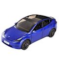 Pikkukuva 6 / 10: Tesla Model Y Alloy Die Cast Leikkiauto, Ääni- ja Valovaikutukset, Valkoinen