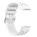 Miniatyrbillede 4 af 5: Blød silikone sportsudskiftningsurrem med åndbare huller til Fitbit Charge 6/5 Multicolor Style B
