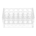 Miniatyrbild 3 av 5: Akryl provrörsställ för 17mm rör 18 hål Transparent centrifugrörställ för 10ml 15ml rör