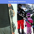 Miniatyrbild 2 av 5: Skimate Skidband, Skidband för Transport, Skidbärarband, Skidsele pink