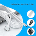 Pikkukuva 5 / 5: MacBookille 2m 140W Yhteensopiva MagSafe 3 Punotun Johdon USB-C Magneettiseen Latauskaapeliin Multicolor Midnight Color