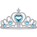 Miniatyrbilde 2 av 5: Elsa Prinsessekjole + Tiara/Flette/Hansker 150 cl