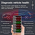 Miniatyrbild 4 av 5: Elm327 V1.5 Obd2 Scanner Bluetooth 4.0 Obd 2 Bil Diagnostikverktyg För Ios Android Pc Elm 327 Scanner Obdii LäSare