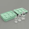 Miniatyrbilde 4 av 4: Prank Rumpeplugg Formet Isbiter Brett, Morsom Silikonform for DIY Kake Sjokolade Godteri Beige