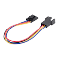 Miniatyrbilde 1 av 5: 5-pin til 4-pin viftekontakt adapter konverter forlengelseskabel for Dell PC bærbar PC