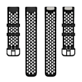 Miniatyrbillede 5 af 5: Blød silikone sportsudskiftningsurrem med åndbare huller til Fitbit Charge 6/5 Multicolor Style A
