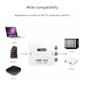 Miniatyrbillede 5 af 6: RCA (AV) til HDMI Adapter Hvid sort black