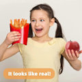 Miniatyrbilde 2 av 5: 10 stk. Realistiske falske pommes frites Livaktig simulering Pommes frites Rekvisitter Pommes frites Displaymodell