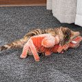 Miniatyrbild 3 av 5: Floppy Lobster Hundeleksak, Elektrisk Simulerad Plysch Hummer Interaktiv Katt Leksak, För Inomhuskatter, Små Hundar -