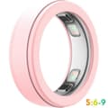 Hudvenlig silikone ringbeskytter til Oura Ring 5 Smart Ring Pink S size (6-9)
