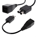 Miniatyrbilde 2 av 5: For Xbox One For Xbox 360 Slim For Xbox 360 AC Adapter Strømforsyning Konverter Overføringskabel Strømkonverteringskabel