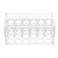 Miniatyrbild 4 av 5: Akryl provrörsställ för 17mm rör 18 hål Transparent centrifugrörställ för 10ml 15ml rör
