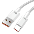 Pikkukuva 1 / 7: USB Type C -kaapeli 10A Nopea Latauskaapeli Mobiilipuhelimen USB-johto iPhone 15 Xiaomi Redmi Samsung Poco f5 USB C Datakaapeli Johto 10A Type C:lle