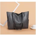 Miniatyrbillede 6 af 6: Dametasker, Damehåndtaske, Dame Crossbody Tasker, PU Læder, Dame Skuldertaske 01-gris