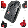 Miniatyrbillede 2 af 5: Erstatningsoplader til elværktøjsbatteri til Bosch 7.2v/gsr9.6/12v/14.4v Ni-mh Ni-cd Al1411dv Gsr7.2-2