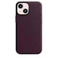 Miniatyrbillede 1 af 2: Læder Telefon Cover Til Iphone 13 Mini Læder Cover Med Magsafe Dark Cherry