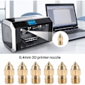 Miniatyrbillede 2 af 4: 10 stk. CR-6 SE Serie 0,4 mm Dyser Hotend Dyser til CREALITY CR-10 V2 CR-6 SE Ender-3 Ender-5 Serie 3D Printer Dele