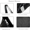 Miniatyrbillede 3 af 6: Dametasker, Damehåndtaske, Dame Crossbody Tasker, PU Læder, Dame Skuldertaske 01-negro