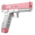 Miniatyrbilde 5 av 10: Elektrisk Vannpistol Glock Automatisk Vannblåser Badeleke pink 1 big water tank
