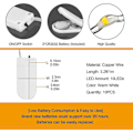 Miniatyrbild 4 av 5: 1m 10 Micro String Ljus Små Med Batteri 10 Stycken Led String